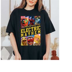disney dr.teeth and the electric mayhem characters shirt, wdw disneyland family vacation trip gift, matching family shir