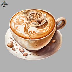 national cappuccino day sublimation png download