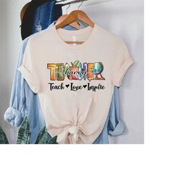 teacher shirt, custom teacher shirt for teacher appreciation, gift for teacher, customized name teacher shirt, cute elem