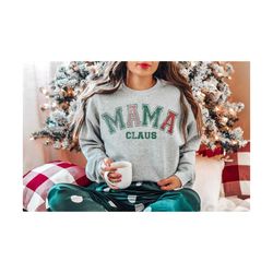 mama claus png, retro christmas png, mama christmas png, varsity christmas png, merry christmas png, distressed sublimat