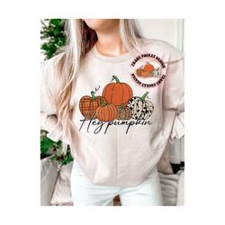 trendy!! hey pumpkin png, retro fall, leopard fall pumpkin png, leopard fall png, vintage leopard pumpkin png, fall subl