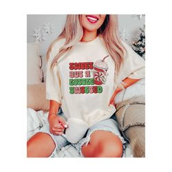 retro christmas png, christmas sublimation design, sweet but a little twisted png, funny christmas png, trendy christmas