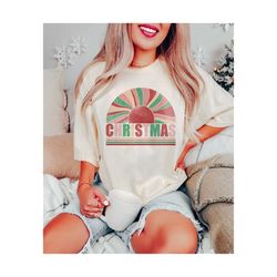 christmas png, retro christmas png, christmas shirt png, colorful christmas png, pink christmas sublimation, trendy chri