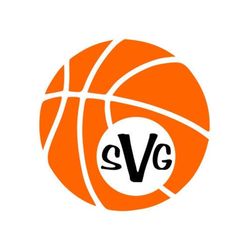 basketball svg, basketball monogram frame svg, digital download, cut file, sublimation, clip art (includes svg/png/dxf f