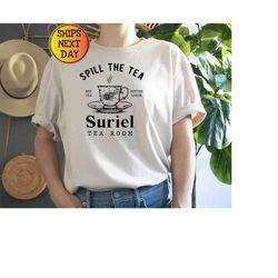 suriel tea co t-shirt, bookish shirt, bookish sweatshirt, suriel tea t-shirt, book lover shirt, book lover gift, gift fo