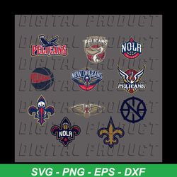 new orleans pelicans bundle svg, sport svg, new orleans pelicans svg, new orleans pelicans logo svg, new orleans pelican