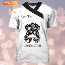 custom cosmetology instructor shirt personalized 3d tshirt for cosmetology life