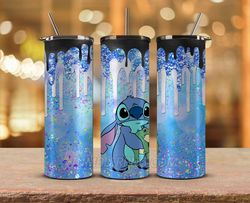 stitch starbucks tumbler wrap, stitch  png, stitch tumbler png 03