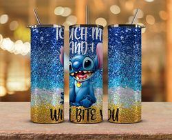 stitch starbucks tumbler wrap, stitch  png, stitch tumbler png 09