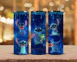 stitch starbucks tumbler wrap, stitch  png, stitch tumbler png 13