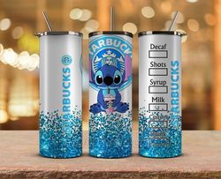 stitch starbucks tumbler wrap, stitch  png, stitch tumbler png 15