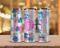 stitch starbucks tumbler wrap, stitch  png, stitch tumbler png 21