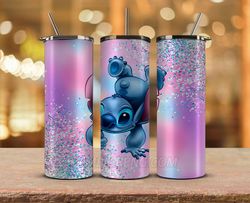 stitch starbucks tumbler wrap, stitch  png, stitch tumbler png 26