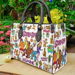 scooby-doo women leather hand bag, scooby-doo woman handbag, scooby-doo lovers handbag