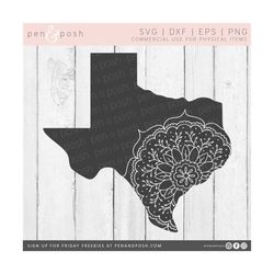 texas - mandala texas - texas svg - texas state svg - zentangle texas - texas silhouette - svg files for cricut - texas