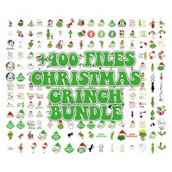 400 files christmas grinch bundle svg | grinch bundle svg eps png grinch svg, grinch svg, grinchmas svg, green character