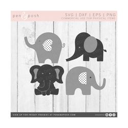 elephant svg - elephant nursery design - elephant graphic - elephant clipart - nursery printable decor - elephant decor