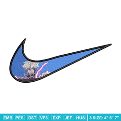 anime nike embroidery design, anime embroidery, nike design, embroidery file, anime shirt, logo design, digital download