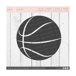basketball svg - basketball svg files for cricut and silhouette - basketball cut files - basketball clipart - basketball