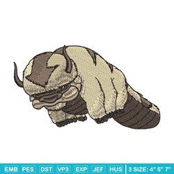 appa embroidery design, avatar cartoon embroidery, embroidery file, cartoon design, cartoon shirt, digital download