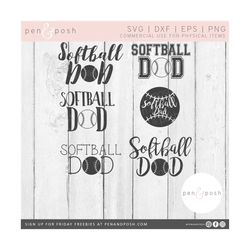 softball dad svg - softball svg - dad svg - sports svg - softball dad clipart - softball dad cut file - sport parent - s