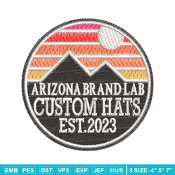 arizona hat logo embroidery design, arizona hat embroidery, logo design, logo shirt, embroidery shirt, instant download