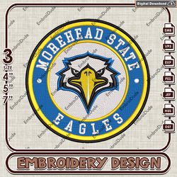 NCAA Logo Embroidery Files, NCAA Morehead State, Morehead State Eagles Embroidery Designs, Machine Embroidery Designs