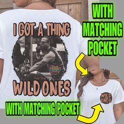 wild ones jessie murph with matching pocket sublimation dtf