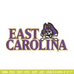 East Carolina Pirates embroidery, East Carolina Pirates embroidery, Football embroidery design, NCAA embroidery. (16)