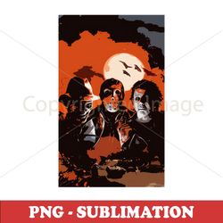 halloween sublimation png - scream team - instant digital download