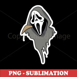 ghostface png digital download - transform your sublimation designs with the haunting presence of ghostface