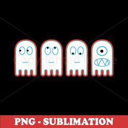 4ghosts - spooky sublimation - haunt your designs with eerie png digital download