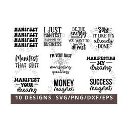 manifest that shit svg, manifest svg, manifestation svg, inspirational svg, motivational svg, boho svg cricut cut file s