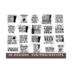 beer svg, beer quotes svg bundle, beer glass svg, alcohol quotes svg png dxf eps, beer svg file for cricut, silhouette,