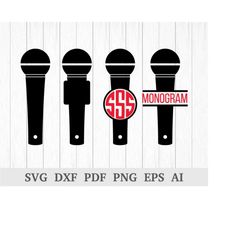 microphone svg, mic svg, microphone clipart, microphone vector, music svg, karaoke svg, cricut & silhouette, vinyl, dxf,