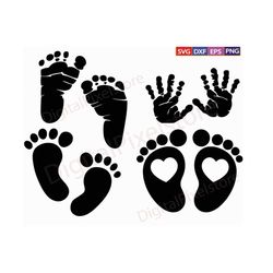 baby feet print svg bundle,baby feet print svg,baby feet svg,baby foot svg,baby handprint svg,baby hand svg,baby footpri