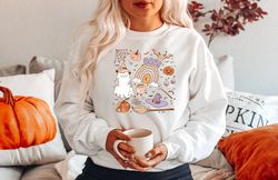 vintage halloween sweatshirt, halloween shirts for women, halloween crewneck, halloween sweater, halloween party sweatsh