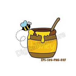 honey pot svg,bee svg,honey bee svg,honey pot png,honey pot clipart,honey svg,honey jar svg,honey pot cricut,digital dow