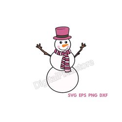 snowman svg cut file,snowman svg,pink snowman svg,christmas svg,cute snowman svg,cute pink snowman svg,snowman clipart,l
