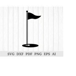 golf flag svg, golf svg, golf flag vector, golf flag clipart, golf flag clip art, cricut & silhouette, screen printing
