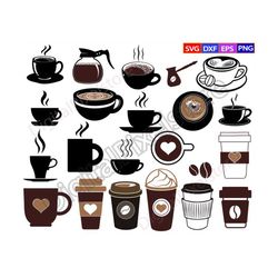 coffee cup svg,coffee cup bundle,coffee svg,coffee cup clipart,takeaway cup svg,hot coffee svg,silhouette svg,png,vector