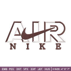 air nike embroidery design, nike embroidery, embroidery file, embroidery shirt, nike design, digital download