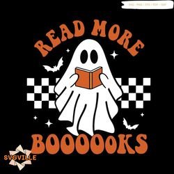 teacher halloween cute ghost svg read more books svg file