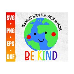 in a world where you can be anything be kind svg | pride month svg | gay pride svg | lgbtq eps | commercial use & digita