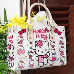 hello kitty bag, hello kitty leather bag, hello kitty totebag