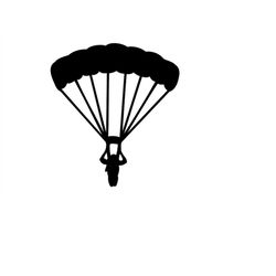 parachute svg skydiving svg parachuting cutting file parachute clipart scrapbooking clip art svg dxf png