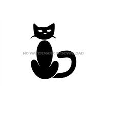 cat clipart image digital, cat vinyl sticker, cat lover gift, cat mom gift, cat decal, cat owner gift, cat sticker