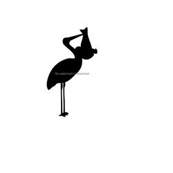 stork and baby iron on svg, stork and baby clipart, stork and baby clipart svg, stork and baby clip art
