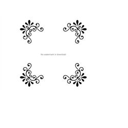 decorative corners files svg image, decorative corners digital cut file, decorative corners image svg, decorative corner