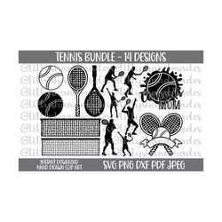 tennis svg bundle, tennis clipart, tennis mom svg, tennis ball svg, tennis racket svg, tennis player svg, tennis net svg